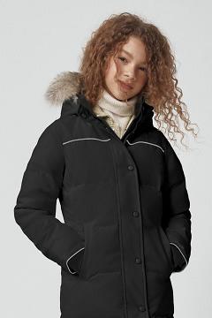 Chamarras Canada Goose Niños Mexico - Juniper Abrigos Negros AJ9276815